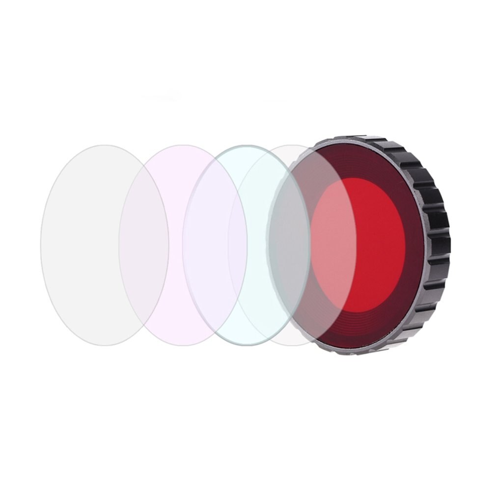 EWB7956 Voor Osmo Action Lens Duiken Filter Gepulste Gekleurde Lens Filter Action Doos Accessoires Waterdicht