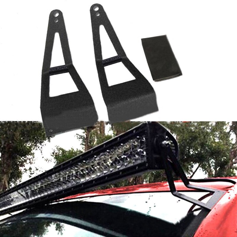 Willpower Bar Mount Bracket 52 inch Straight Curved Led Work Light Bar for 52" LED Light Bar Upper Windshield Light Bar Brackets