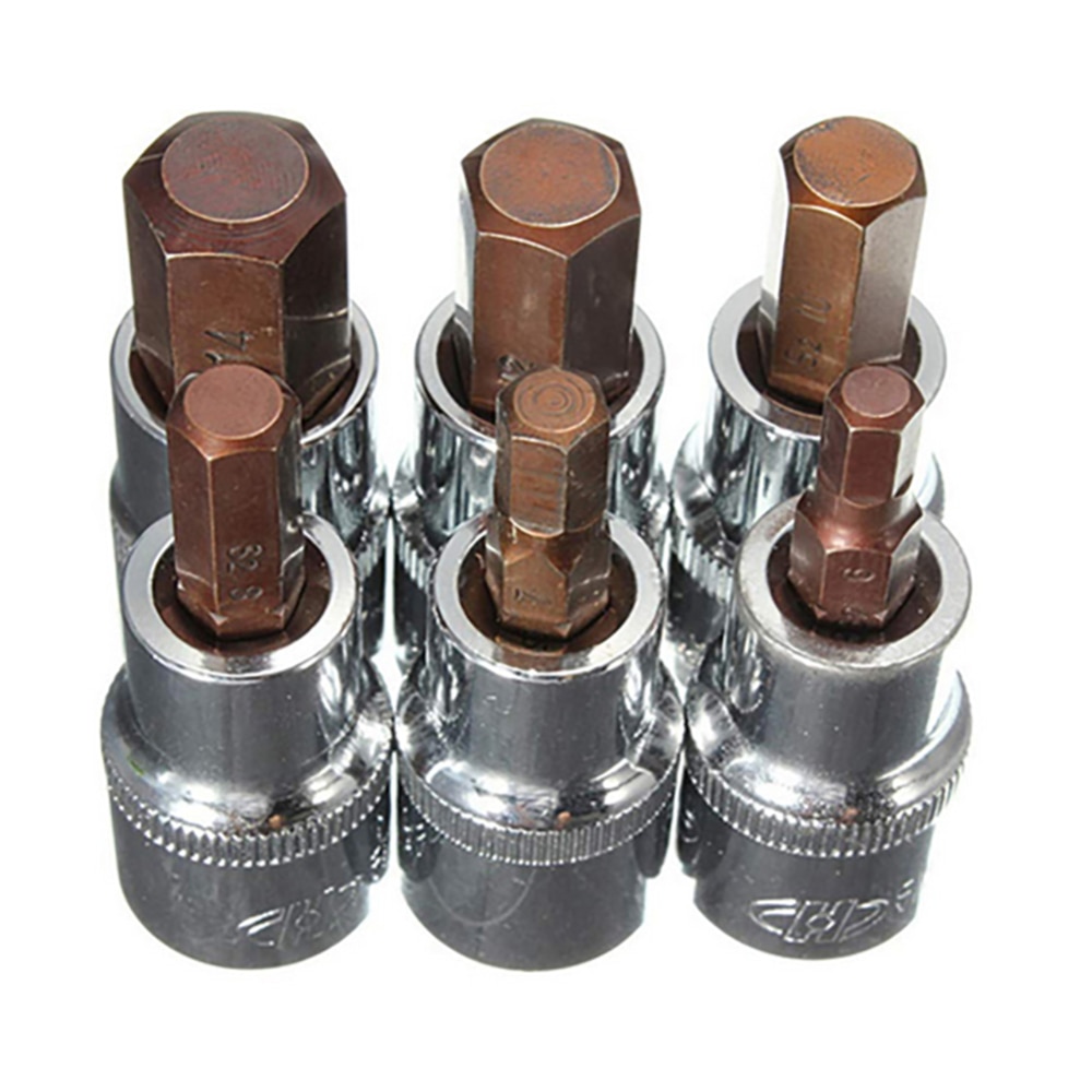 1PCS 1/2 12mm Hexagonal Socket Wrench Steel Alloy Socket Wrench High Hardness Protective Gases Set