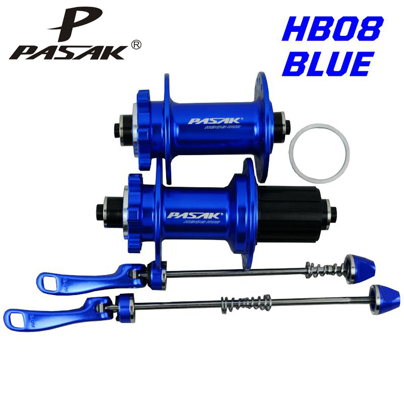 PASAK MTB Hub NBK 4 Sealed Bearing Hub 24/28/32 Holes Mountain Bike Hub Disc brake Aluminum alloy Bicycle Hub 8/9/10/11/12Speed: Red