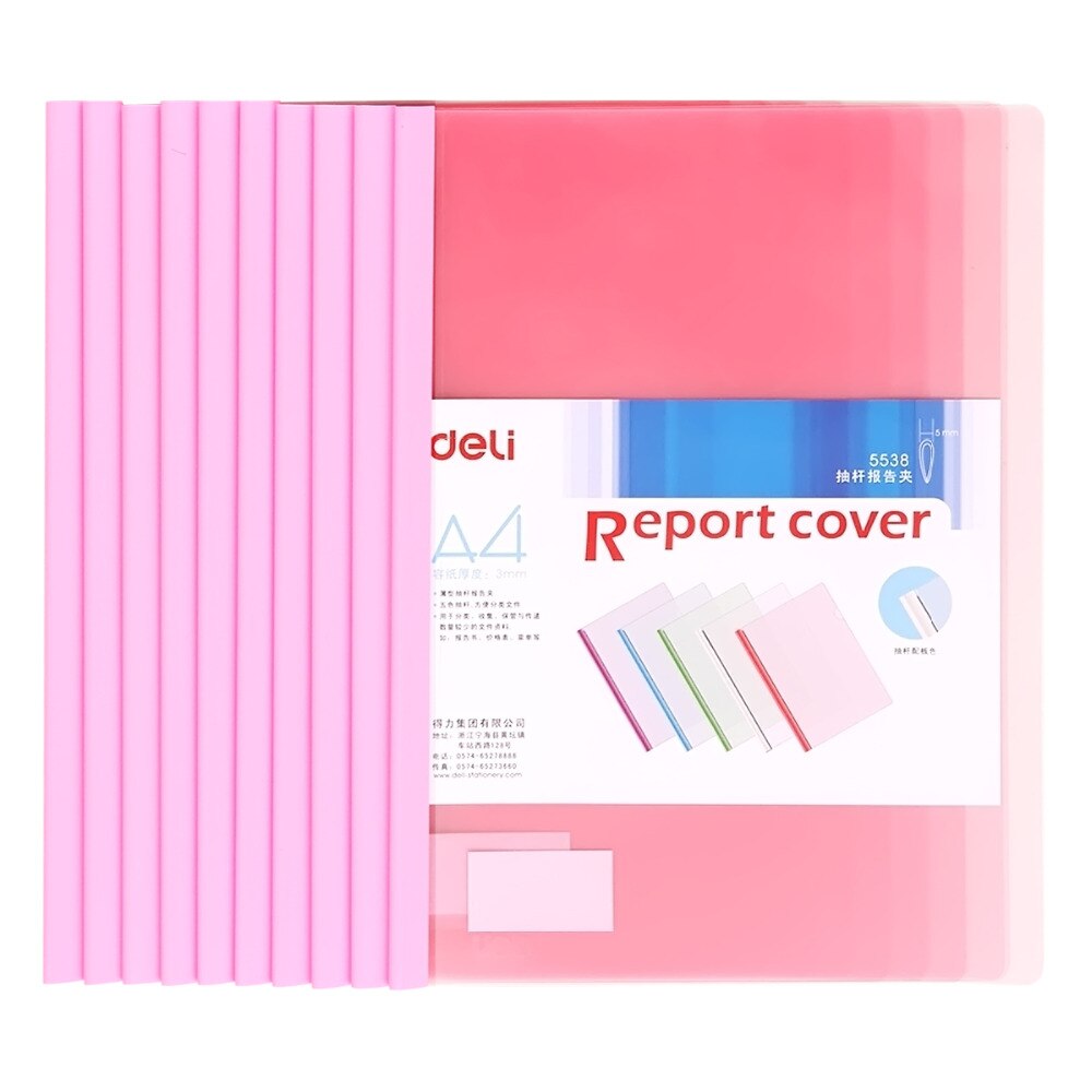 QSHOIC a4 binder a4 10pcs/lot office file Folder A4 insert folder A4 Filing clip lever rod pumping Binder Report Folder