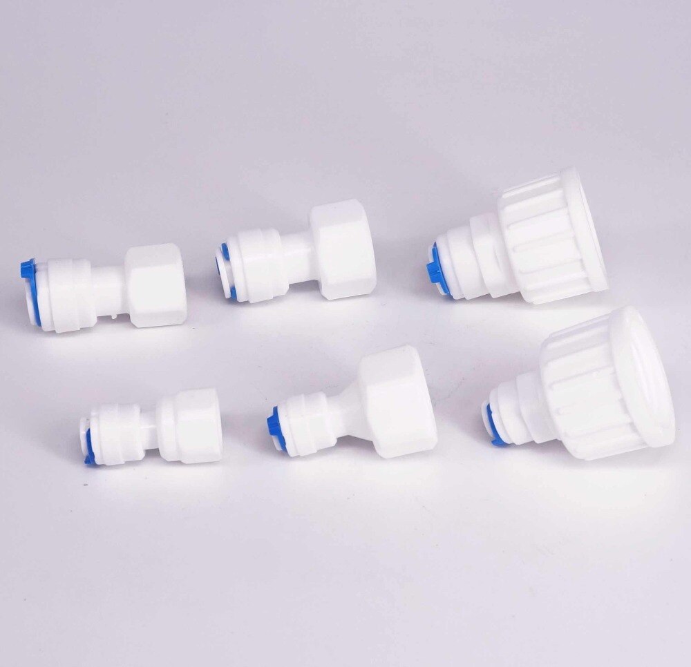 Fit Voor 1/4 "3/8" Od Tube Pushfit Te Bsp Connector Fitting Aquarium Omgekeerde Osmose Ro Water Dispenser