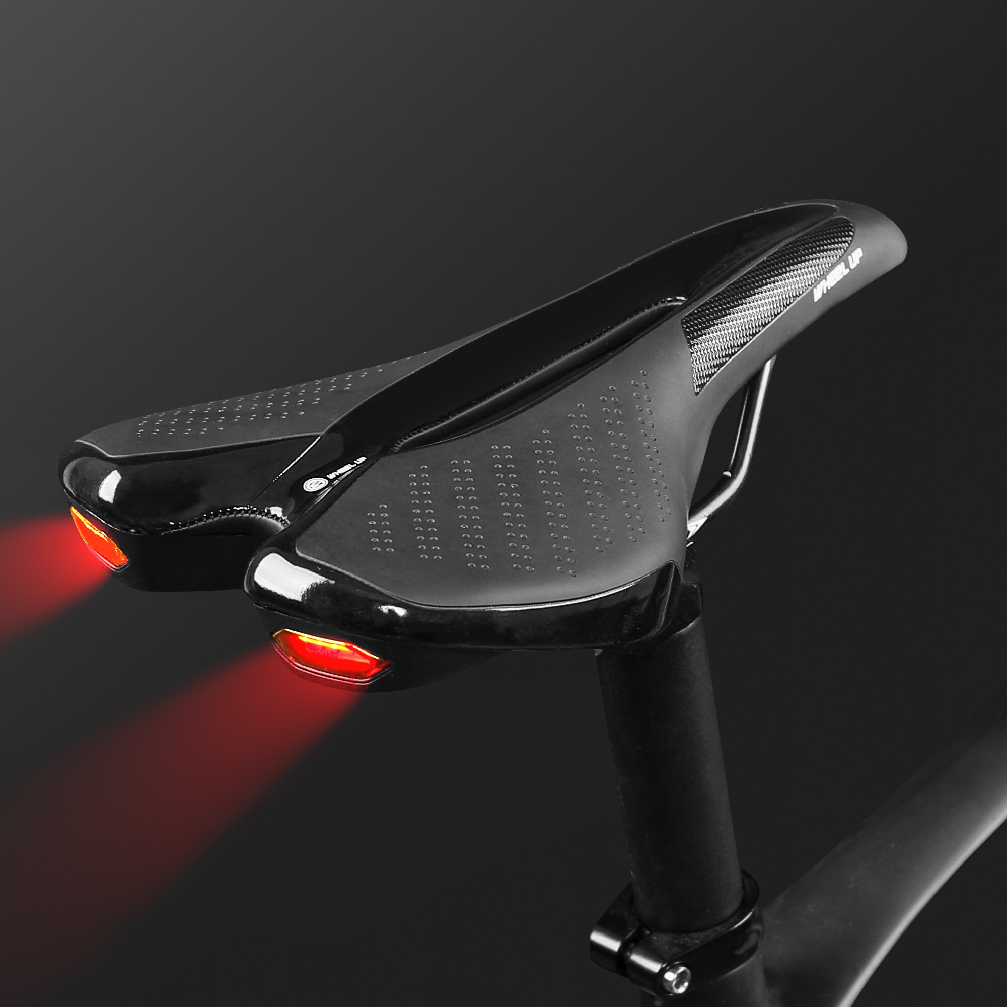 Bicycle Seat With Bicycle Smart Automatic Brake Sensor Light Waterproof LED Rechargeable Riding Tail Light, Bicycle Tail Light: Default Title