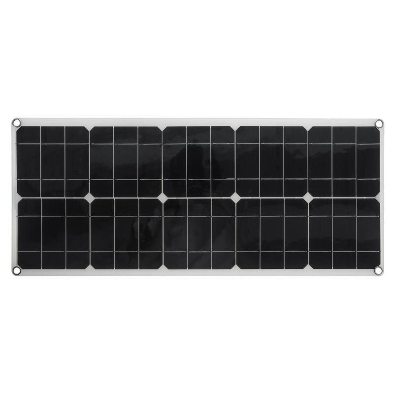 Zonnepaneel 100W 18V Dual Usb Zonnepaneel Battery Charger Controller Camping Wandelen Monokristallijne Zonnecel Boot auto Thuis