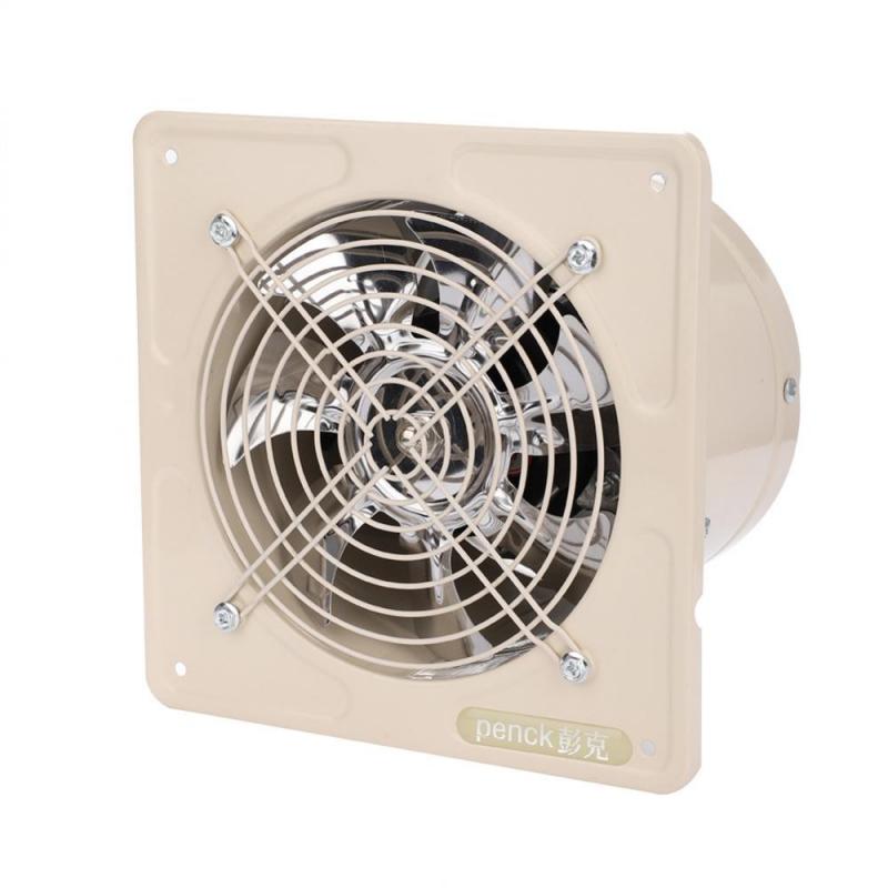 6Inch High Exhaust Fan Toilet Kitchen Bathroom Hanging Wall Window Glass Small Ventilator Extractor Exhaust Fans 20w 220v: White