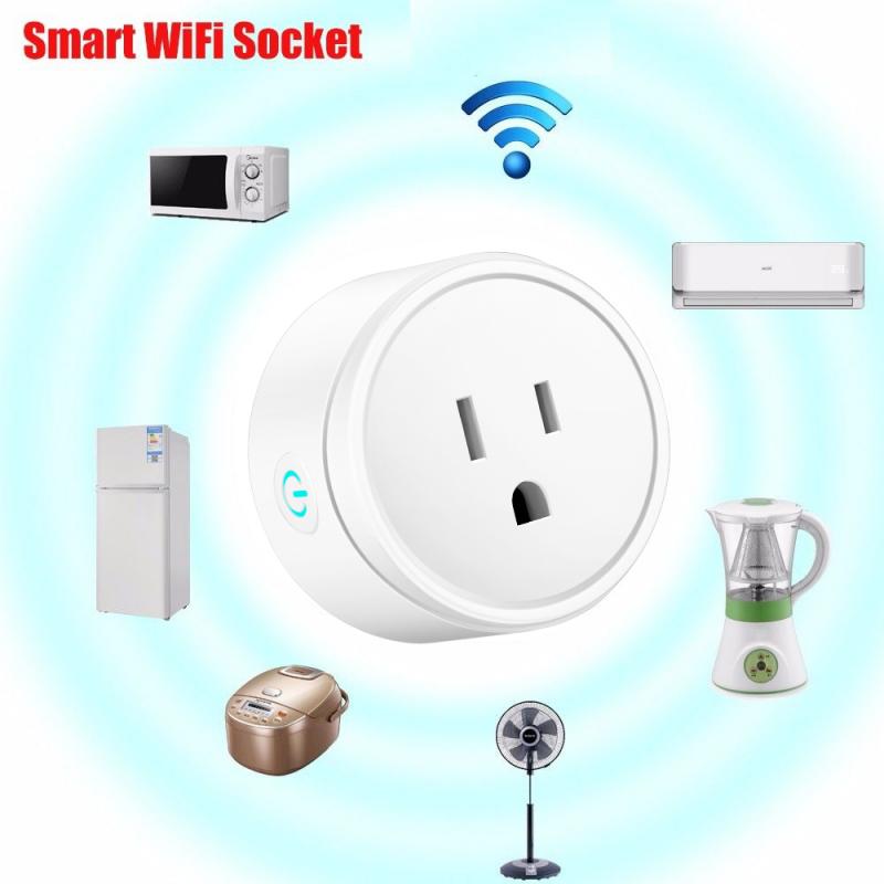 Draadloze Wifi Smart Socket Stekker Smart Home Socket Outlet Switch Us Plug Slimme Timing Outlet Voice Telefoon App Controle