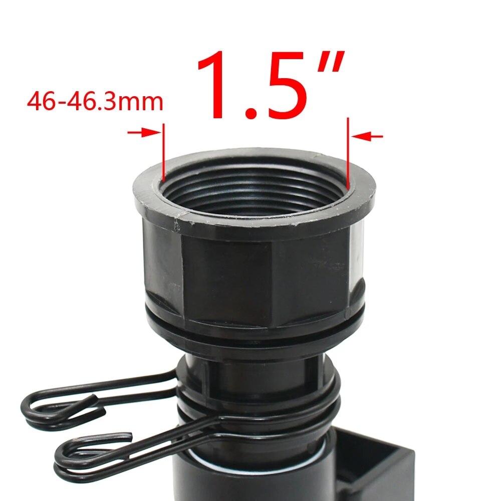 1.5 Inch Draad Roterende Sprinkler Farm Rocker Mondstuk 360 Graden Verstelbare Mighty Power Nozzle Gazon Landbouw Irrigatie