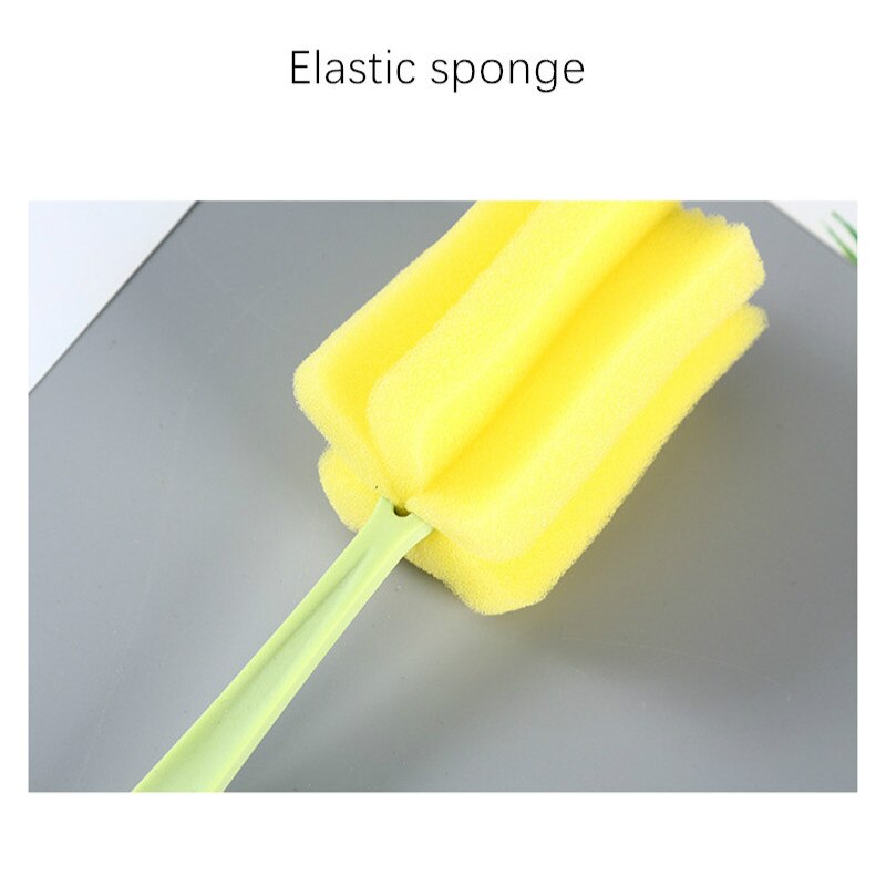 Bouteilles de lait éponge brosse tasse longue poignée verre à vin café thé amovible bouteille d'eau nettoyant plat cuisine nettoyage brosse outil