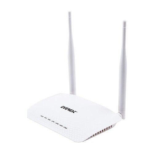 Everest EWR-958N 300 Mbps 1 WAN + 4 LAN Port WISP + Repeater + Access Point 2,4 GHz Weiß Wireless router