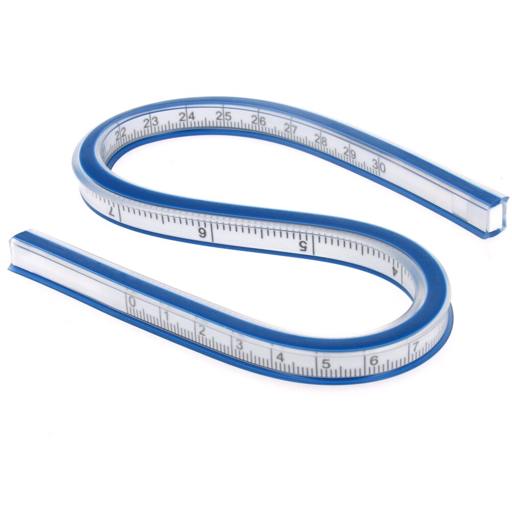 Utoolmart 1PC Measuring tool measuring tape measure soft metal tape Multi-Function measure 30/50/60cm Flexible Curve Ruler