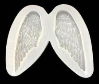 Moldes de silicona con forma de alas para joyería, moldes de silicona con forma de alas de Diablo en ángulo Kawaii: wings rest