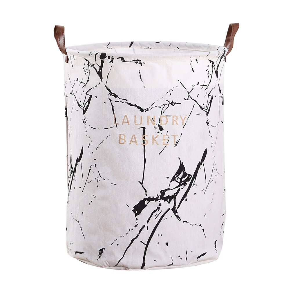 Folding Laundry Basket Round Storage Bin Bag Large Hamper Collapsible Clothes Toy Basket Bucket Organizer Large Capacity: 13