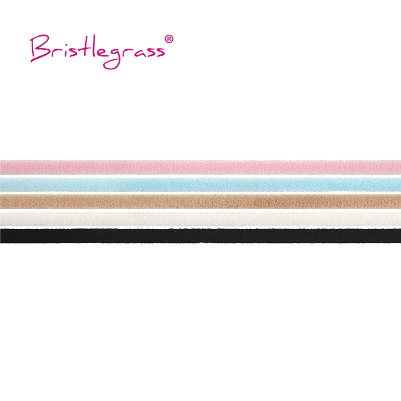 Bristlegrass 5 yard 1/8 " 3mm nylon dunne platte elastische koorden buis touwen spandex band touw tape gezichtsbedekking oorlus naairand: 1 meter per kleur