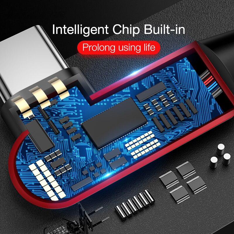 Led 90 asteen usb type c kaapeli iphone micro pikalataus usb-c kaapeli xiaomi redmi note 7 samsung  s10 a50 tipe-c johdolle