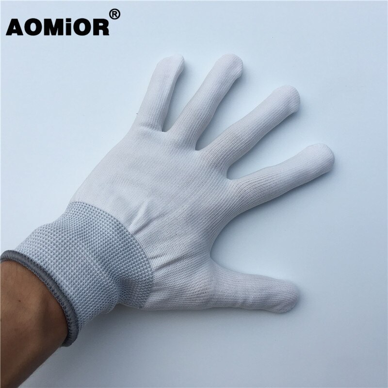 2 Pairs White Vinyl Wrap Film GLOVE For Car Wrap Tools Car Wrapping