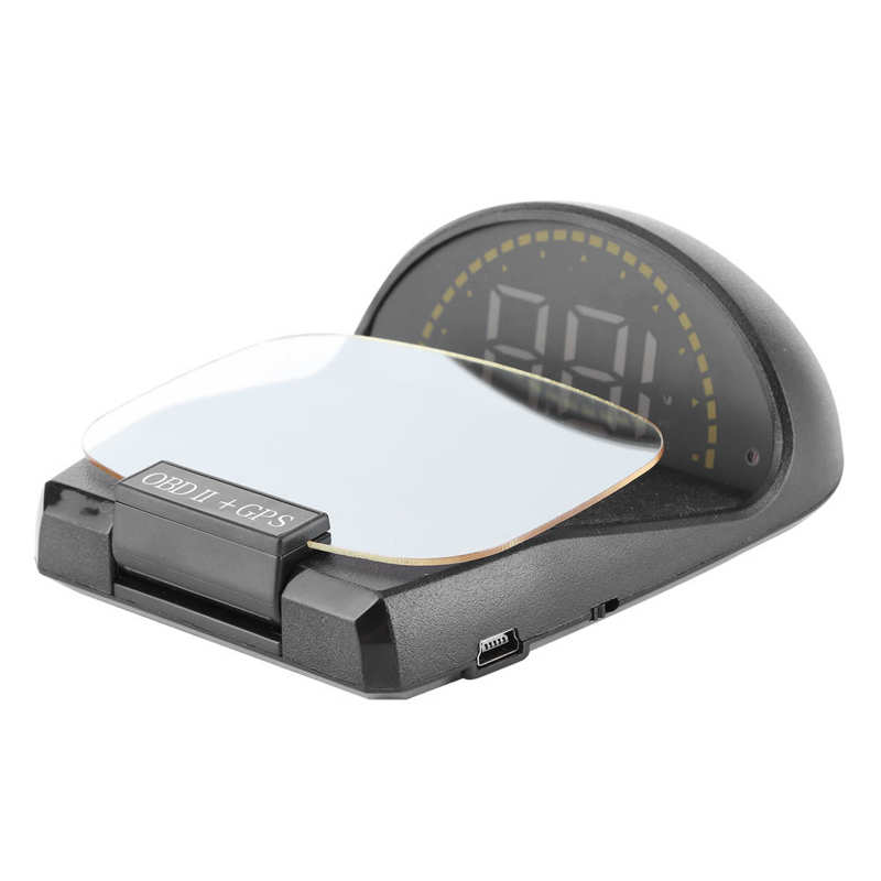 auto accessories digital speed meter car Universal Car Head Up Display High Definition HUD Monitor GPS OBD Dual System