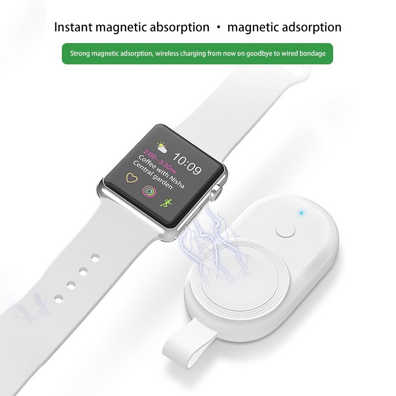 Kabelloses ladegerät, Mini-tragbares 500ma kabelloses ladegerät für Apfel Uhr