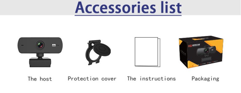 2K Auto Focus HD Webcam Built-in Microphone High-end Video Call Camera Computer Peripherals Web Camera For PC Laptop