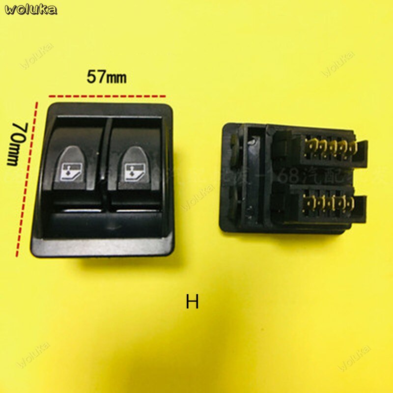 Universal- modifizierte Auto glas heber schalter fenster Geschmack schalter Energie fensterheber schalter hoch und unten Geschmack CD50 Q04