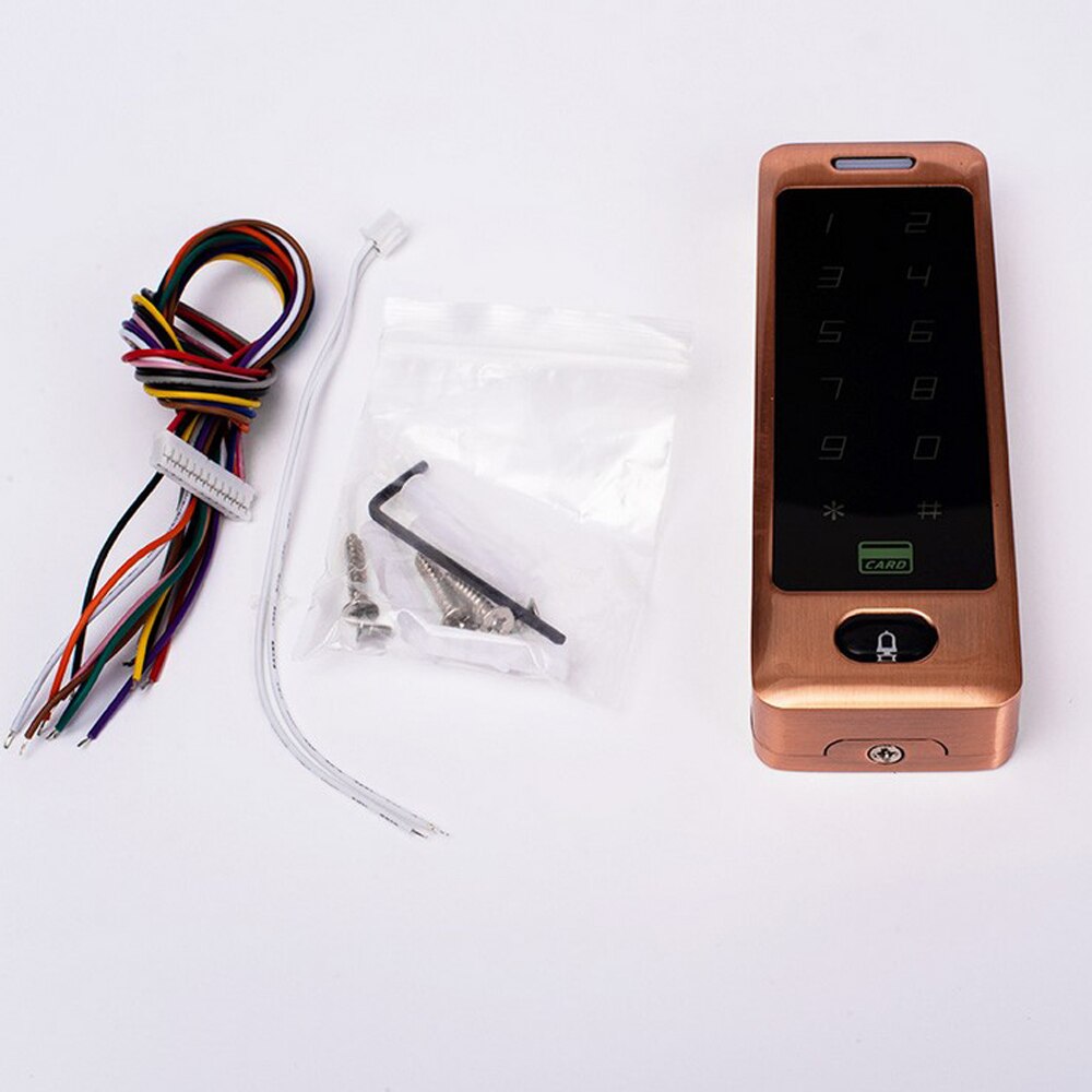 Access Control Electronic Door Lock Electric Touch Metal RFID Gate Opener Smart Keypad Reader 125khz ID Card