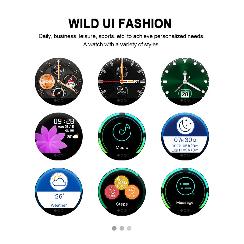 SmartWatch GT105 Wasserdichte Uhren Herz Bewertung Monitor Blutdruck Clever Uhr Männer Frauen Fitness Tracker Für IOS Android