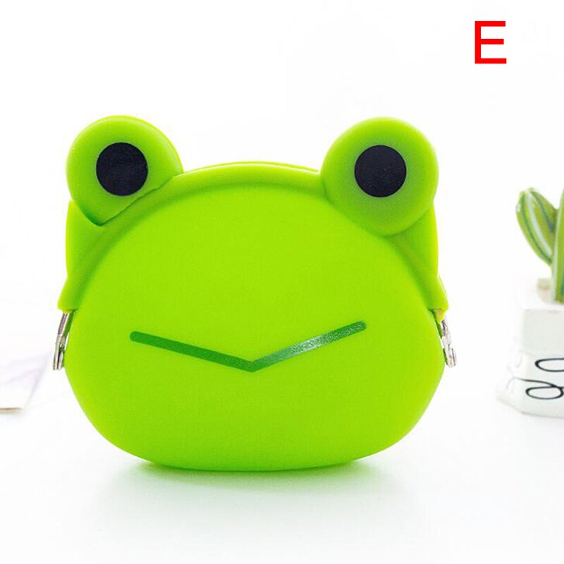 Meisjes Mini Siliconen Portemonnee Dieren Kleine Verandering Portemonnee Portemonnee Vrouwen Sleutel Portemonnee Tas Voor Kinderen Kids: E