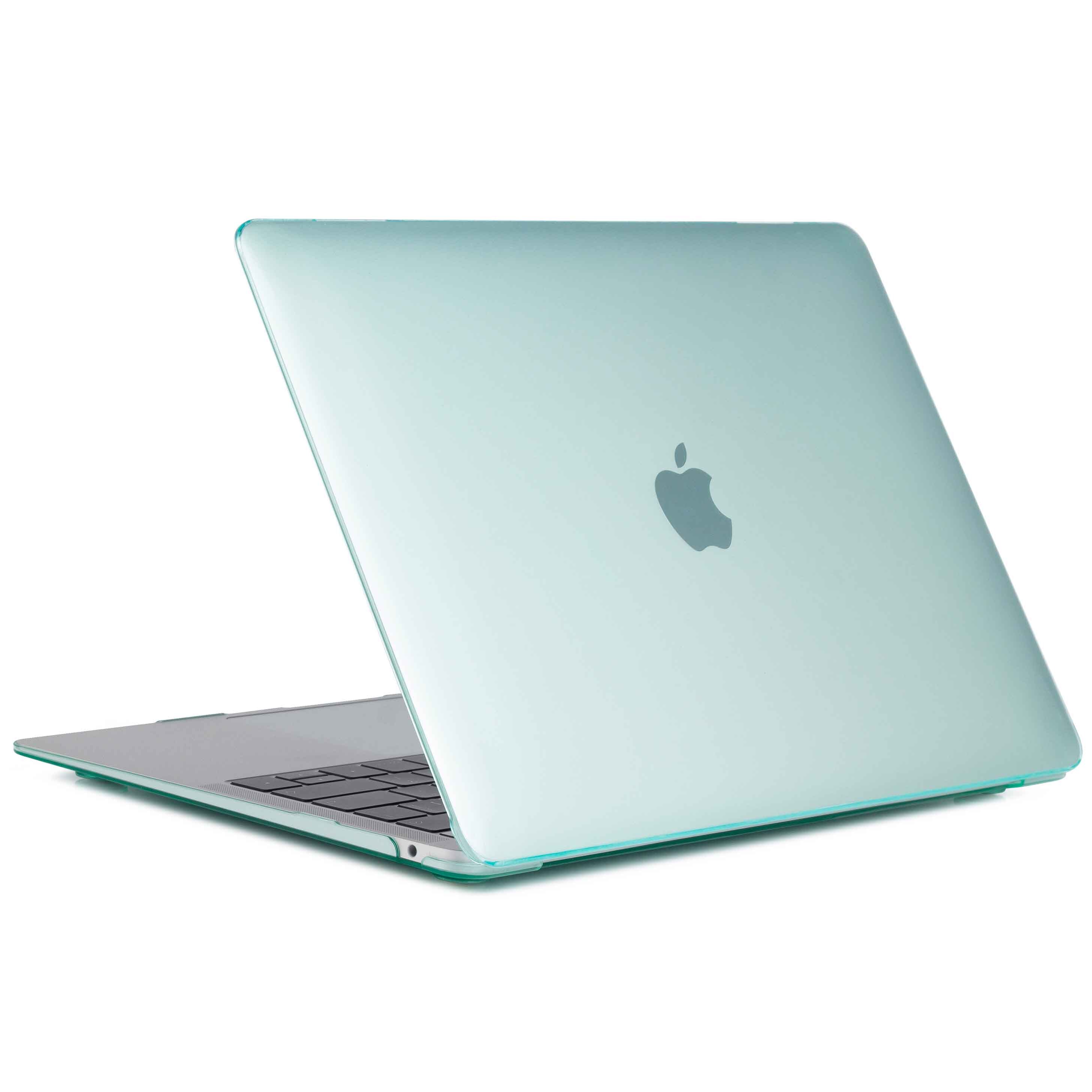 Funda de ordenador portátil para Apple Macbook Air Pro Retina 13 15 11 12 para Macbook 13,3 15,4 funda rígida transparente de cristal para Macbook Pro16: Green / 12 Inch  A1534