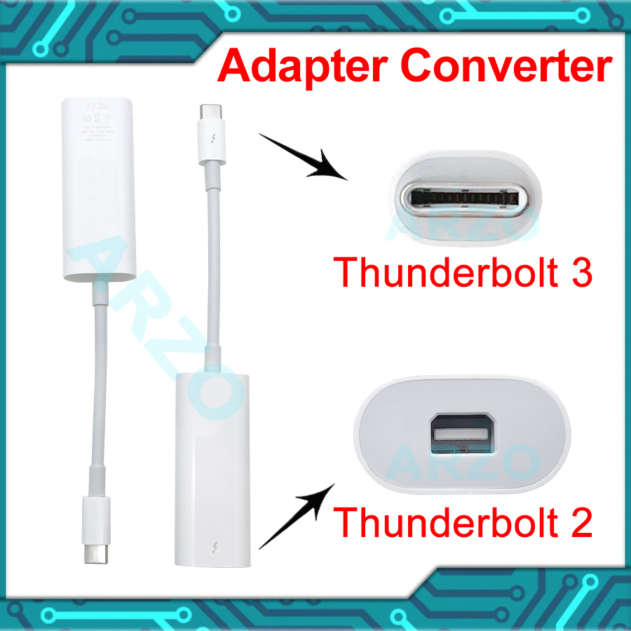 Thunderbolt 3 USB-C naar Thunderbolt 2 Adapter Converter Kabel A1790 MMEL2AM/A voor Apple Macbook Pro Air Display Mac mini Mac Pro