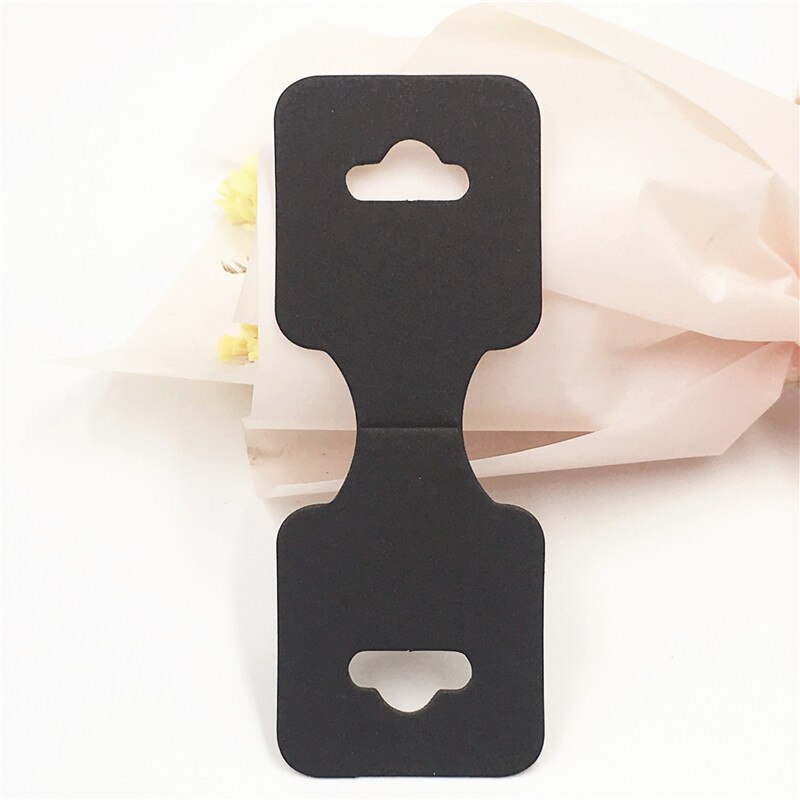 100pcs Kraft di Carta di Nuovo Modo Della Collana Tag 9x3.5cm Flamingo/Bello Del Fiore Dei Monili display Hang Etichette carta: c11