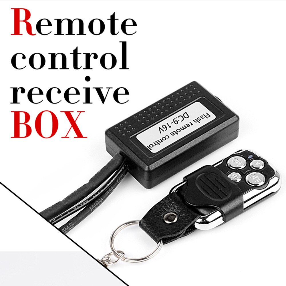 LED Light Bar Remote Control Switch Wireless Controller Transmitter&Receiver On/Off Strobe Flash for LED Bar Wiring Harness Kit