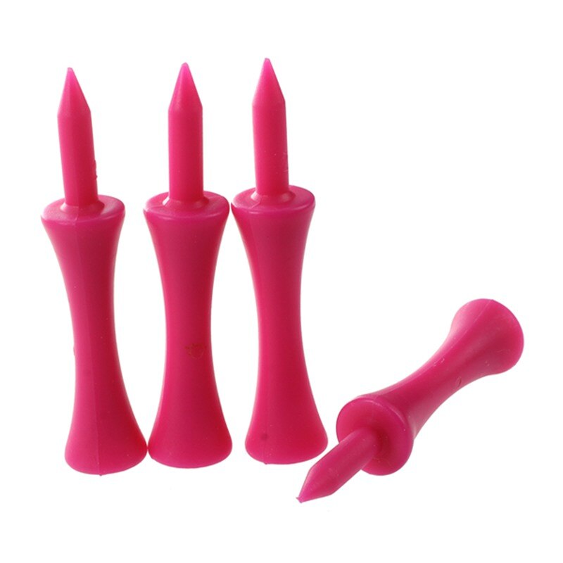 100 stykker golf tee overlays pink t  sn006 60mm lavet af slidstærkt plastik, holdbar og vaskbar lys farve, er meget nemme at