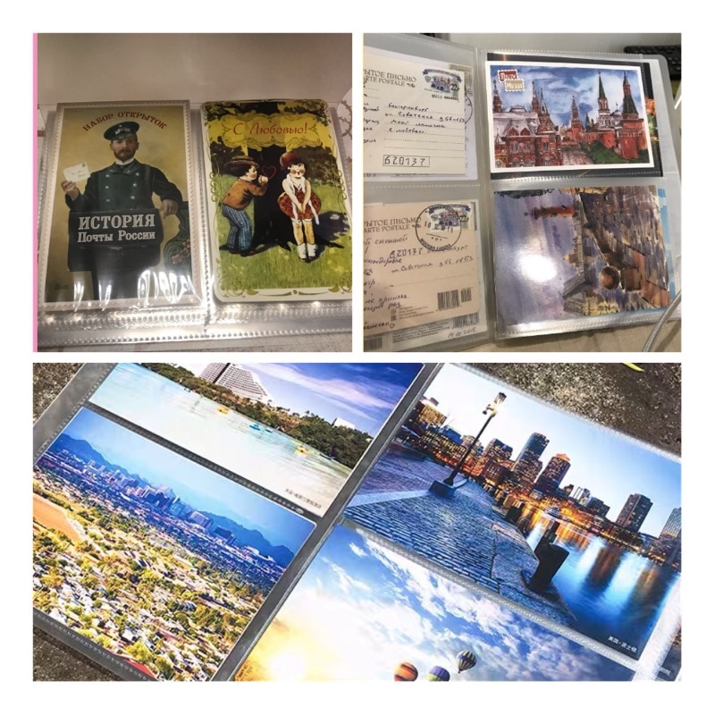 Transparent fotoalbum pp omslag 80 ark satt inn 3r 4d bilder samling 6 tommers lomme fotoalbum pp overflate boliginnredning