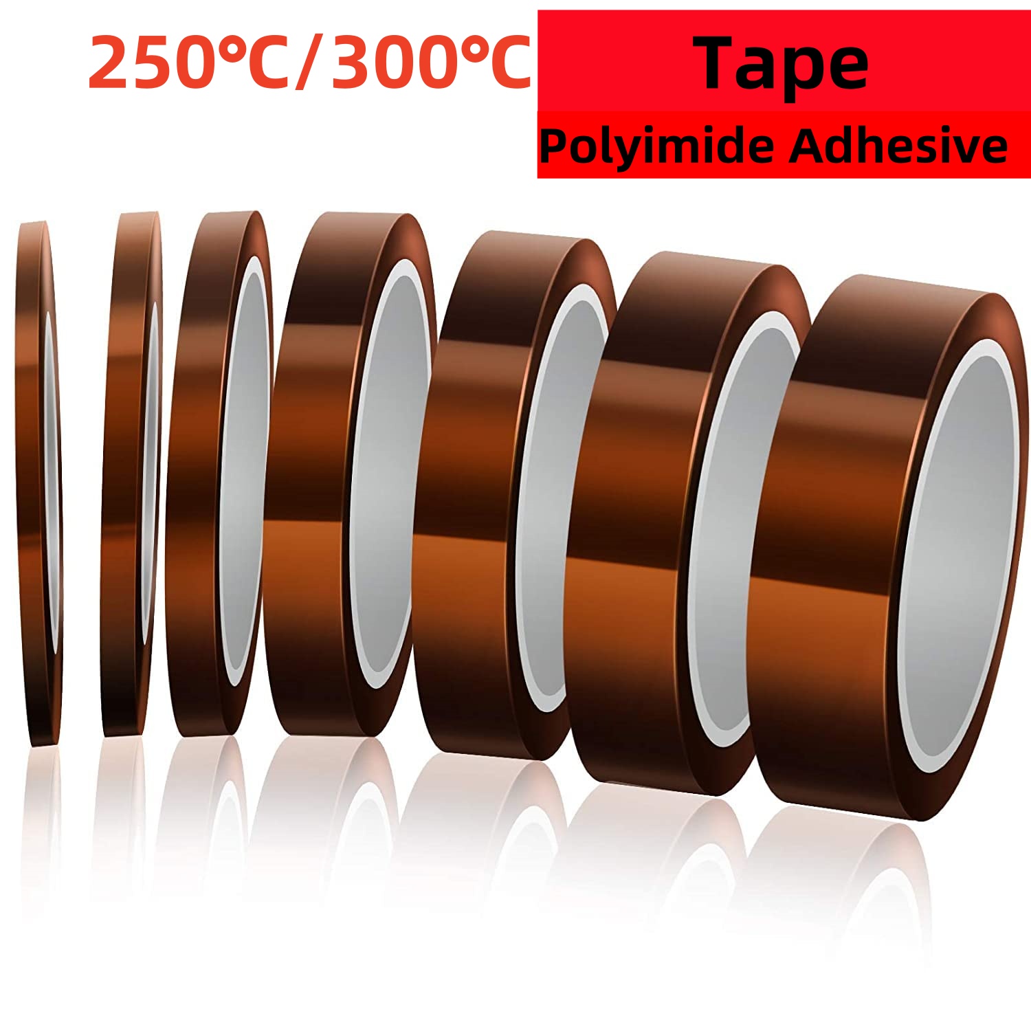 High Temperature Heat BGA Tape Thermal InsulationTape 3D Printing Board Protection Polyimide Adhesive Insulating Adhesive Tap