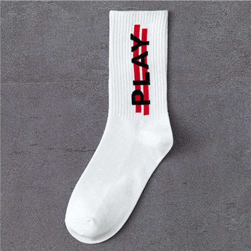 Men's socks spring trendy socks hip-hop socks cotton skateboard English street dance socks women men's street socks: 4