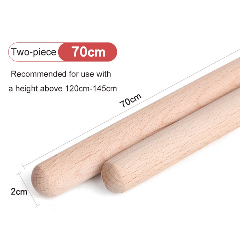 Yoga Sticks 2 Pieces of Indoor Sports Dancers Gymnasts Fitness Strapless Beautiful Back Durable Shaping Stretching Tools: 70cm