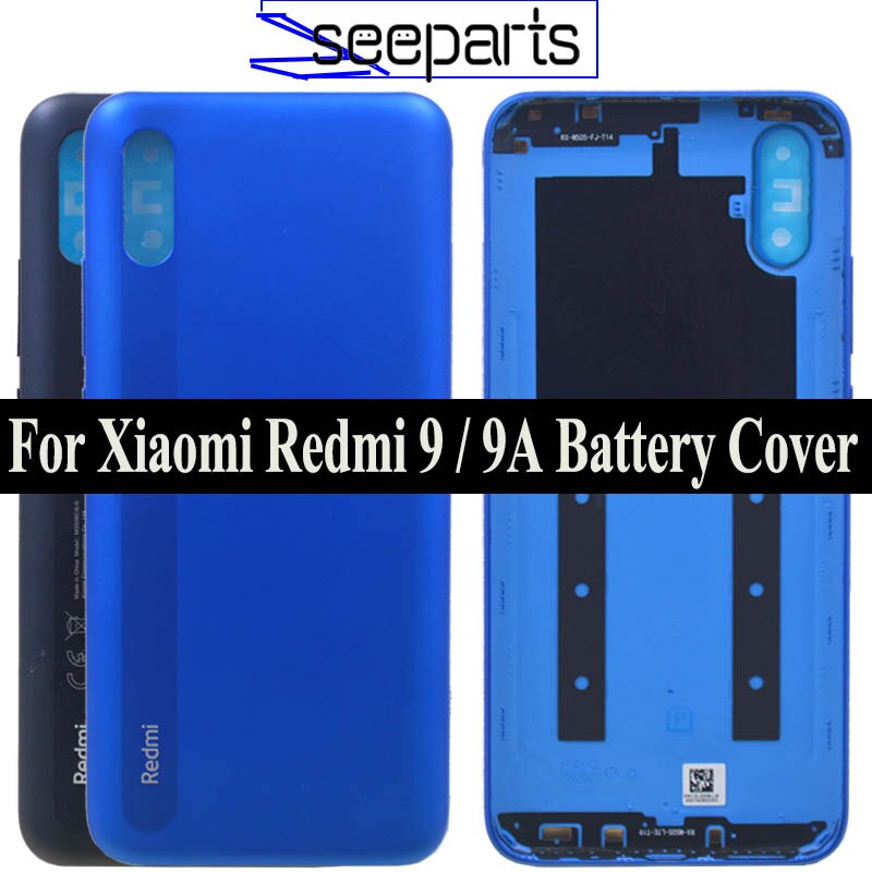 Voor Xiaomi Redmi 9 9a Batterij Cover Cover Panel Achterdeur Behuizing Case Voor Redmi 9 Back Battery Cover deur 9A Batterij Cover