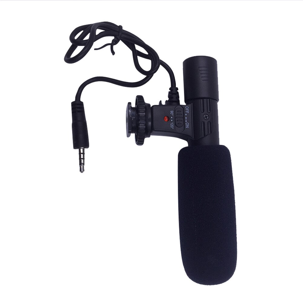 Stereo Recording Microphone Condenser Mic for DSLR Camera PC Computer Phone Stereo Sound Portable Microphone for phone DV