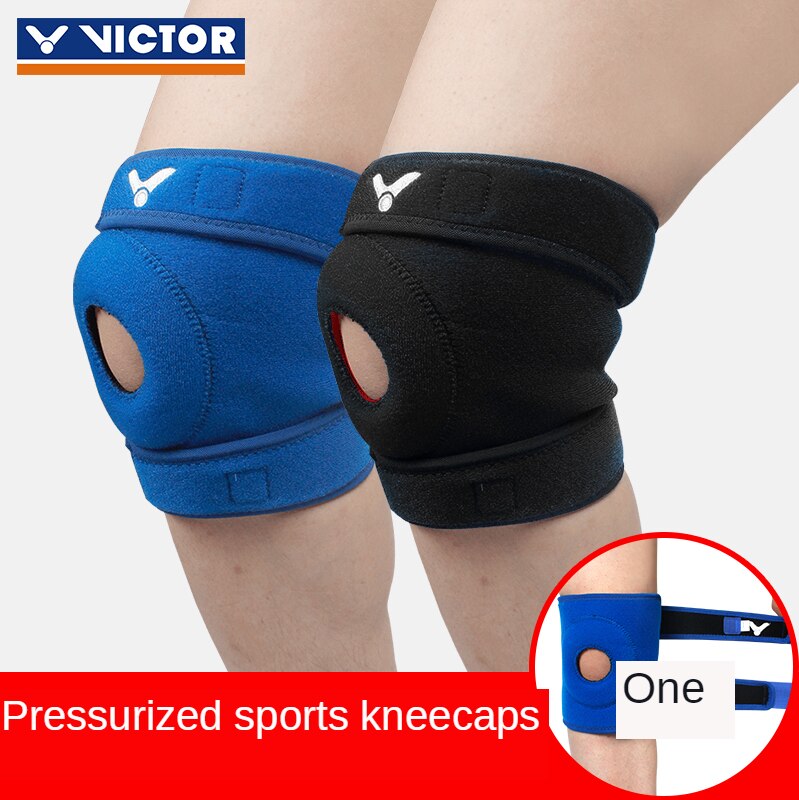 Originele Victor Badminton Sport Kneepad Verstelbare Anti-Gewonde Beschermende Apparatuur Voor Sport Kniebeschermers Druk Knie Pads SP182