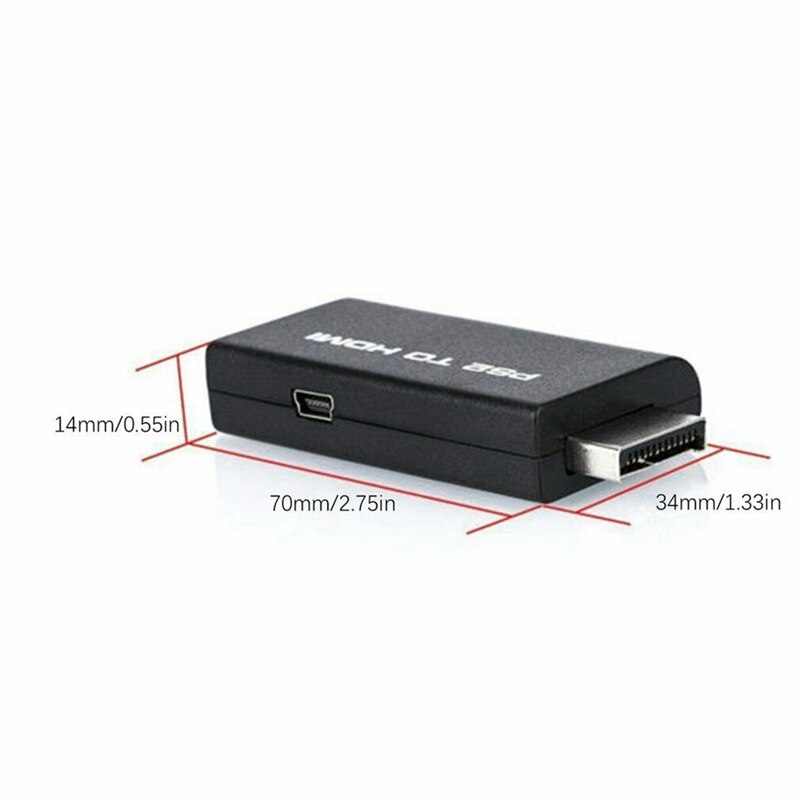 1 Pcs PS2 To HDMI Audio Video Converter Adapter & 1 Pcs Game Console Sata Network Adapter Card