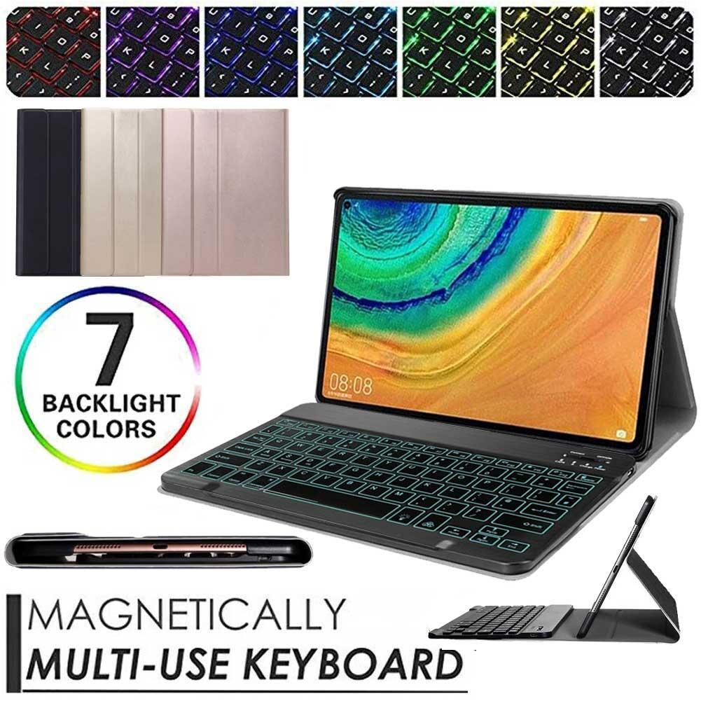 Wireless Keyboard Case For Huawei Matepad Pro 10.8 MRX-W09 W19 AL09 AL19 Tablet Leather Cover Bluetooth Keyboard Case Stand