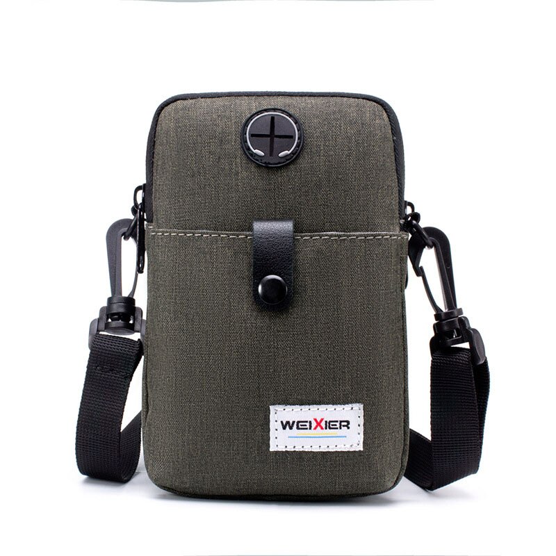 hommes sac de messager téléphone poche sac à bandoulière pour hommes épaule sac à main multifonctionnel mâle petit rabat: 4