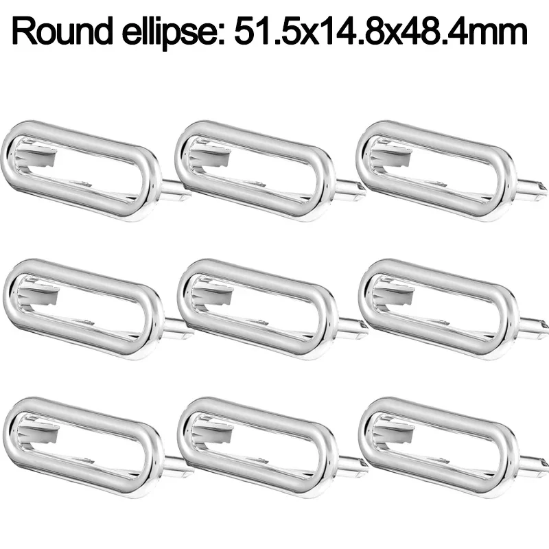 10/1 Stuks Gootsteen Gat Ronde Overloop Cover Wastafel Overloop Ring Keuken Badkamer Wastafel Trim Bad Gootsteen gat Holle Overloop Cap: Bordeaux / 79mm