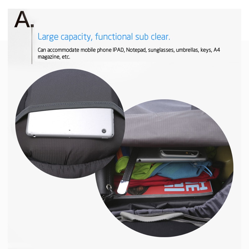 Waterproof Portable Rucksack 35L Lightweight Foldable Backpack Outdoor Large Nylon Pack for Camping Traveling Hiking