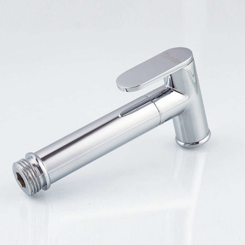 Termostatisk messing håndholdt bidet sprøjte til toilet badeværelse bidet hane muslimsk brusersæt blandingsventilslange og holder , 02-115