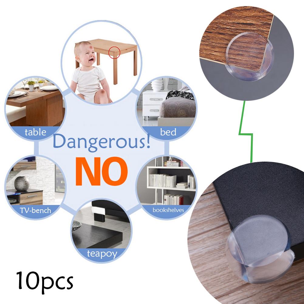 10 Stuks Kinderen Baby Meubels Rand Veiligheid Siliconen Protector De Hoek Edge Cover Kinderen Anticollision Edge & Corner Guard