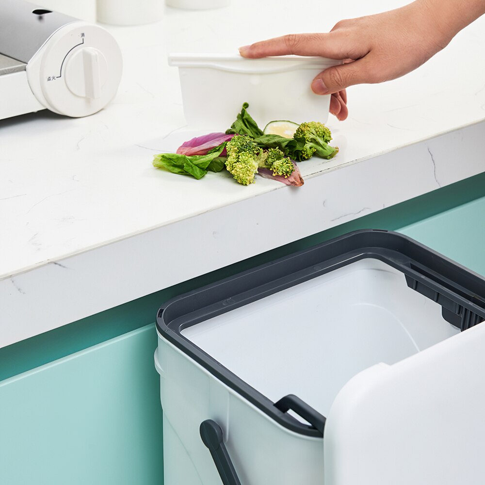 Poubelle murale en PP , Portable, avec couvercle, pour la cuisine, les toilettes et la maison