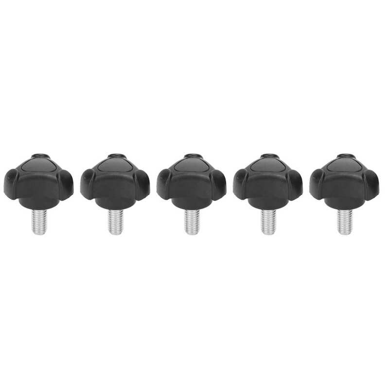M8 Duim Schroeven Plastic Driehoekige Arc Head Kartelknop Grips Duimschroeven