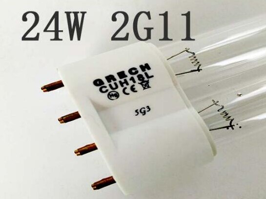Tube à lumière de remplacement de stérilisateur UVC, SUNSUN, Grech JEBO HW, JUP, CUV, CPF, série de tasses, lampe germicide pour aquarium d'origine: 24W 2G11