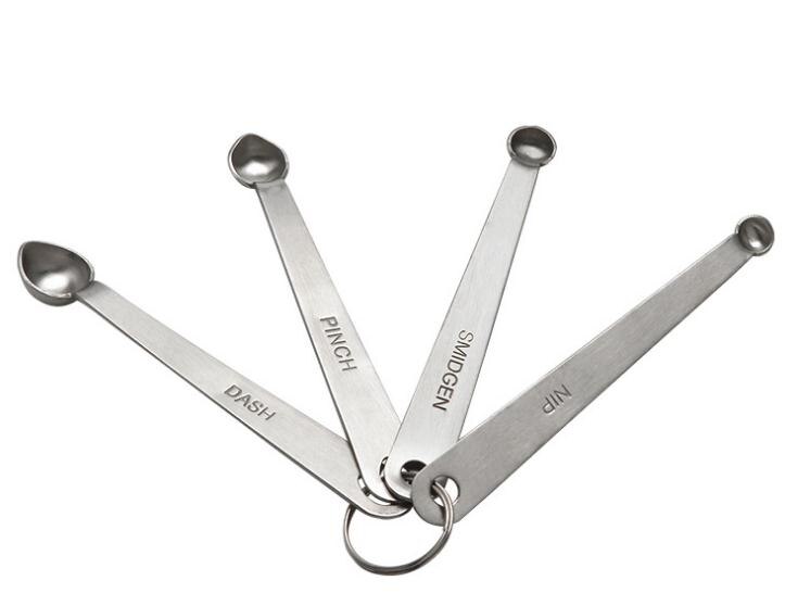 Measuring Spoons Dash Pinch Smidgen Nip Dash - Kitchen Tools & Gadgets: Default Title