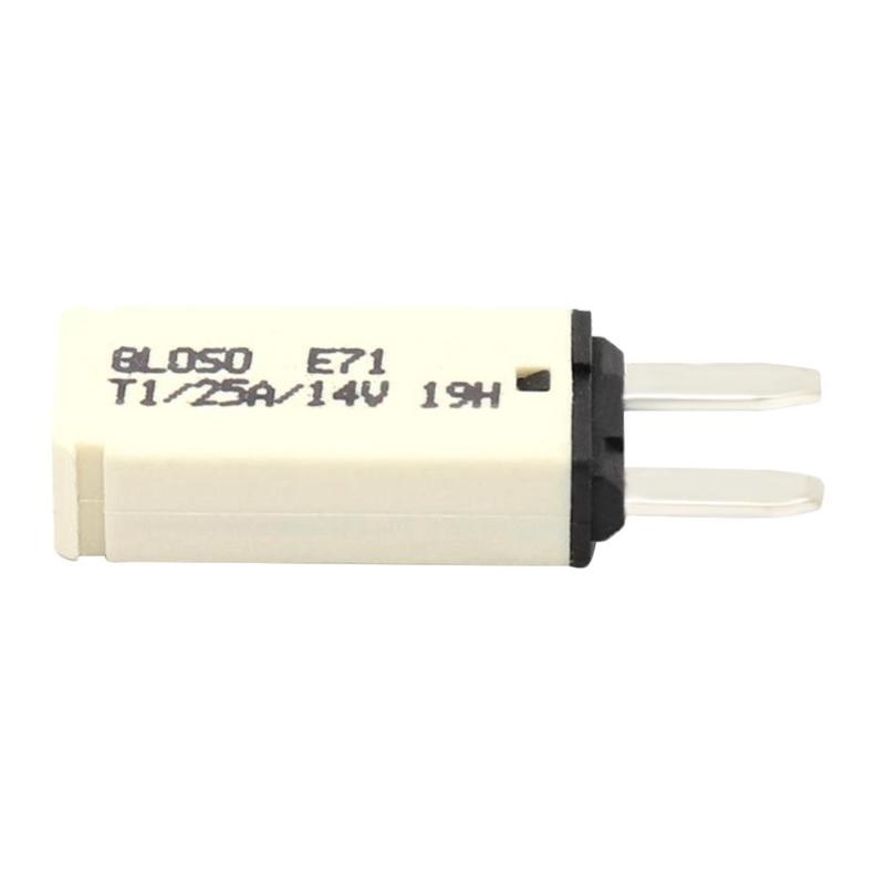 DC 14V Handmatige Reset Auto Reset Mini ATC Circuit Breaker Blade Zekering voor Motorfiets Vrachtwagen Boot Marine Auto Accessoires 30A: WHITE